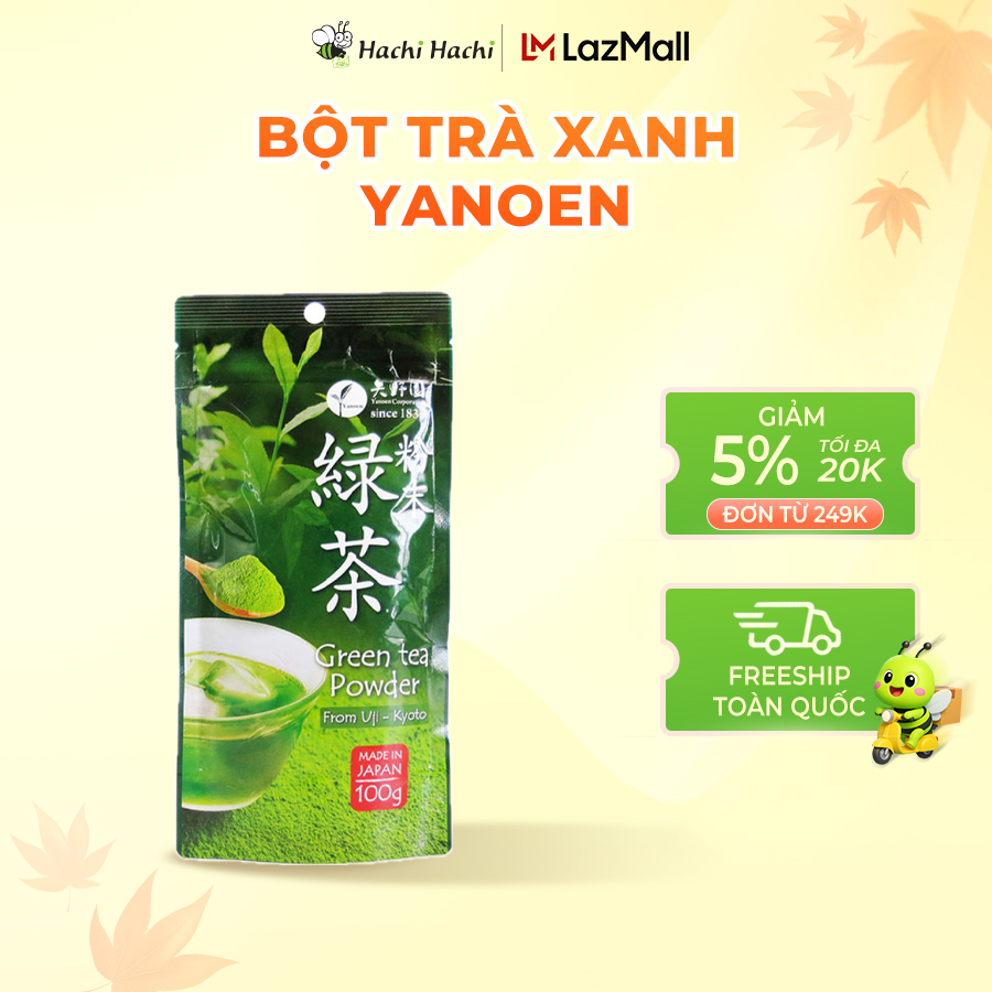 Bột trà xanh Funmatsucha Yanoen 100g - Hachi Hachi Japan Shop