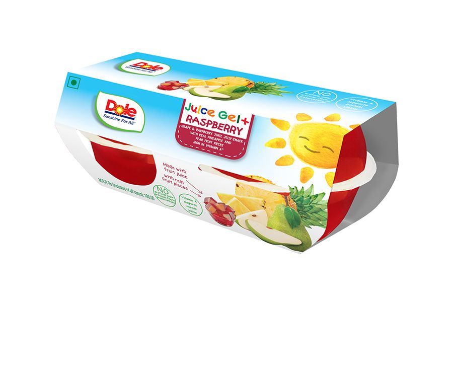 Thạch Trái Cây Từ Nước Ép Phúc Bồn Tử Dole lốc 4 hũ