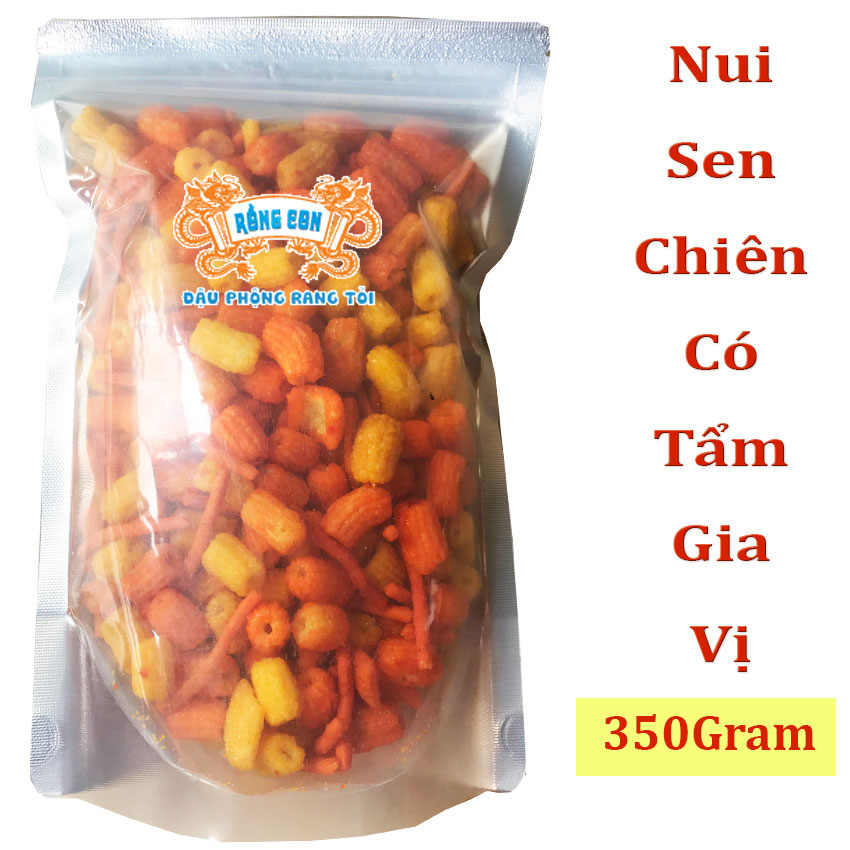 [HCM]Nui Chiên 350G (Túi Zip) Thương Hiệu Rồng Con - Đồ Ăn Vặt