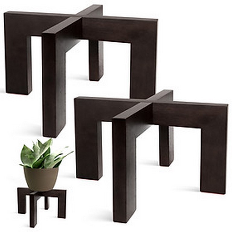 Kệ, Giá Để Chậu Hoa, Đôn Để Chậu Hoa Gỗ Để Bán Hoặc Để Góc Nhà Xinh - Cao 17cm x Rộng 25cm