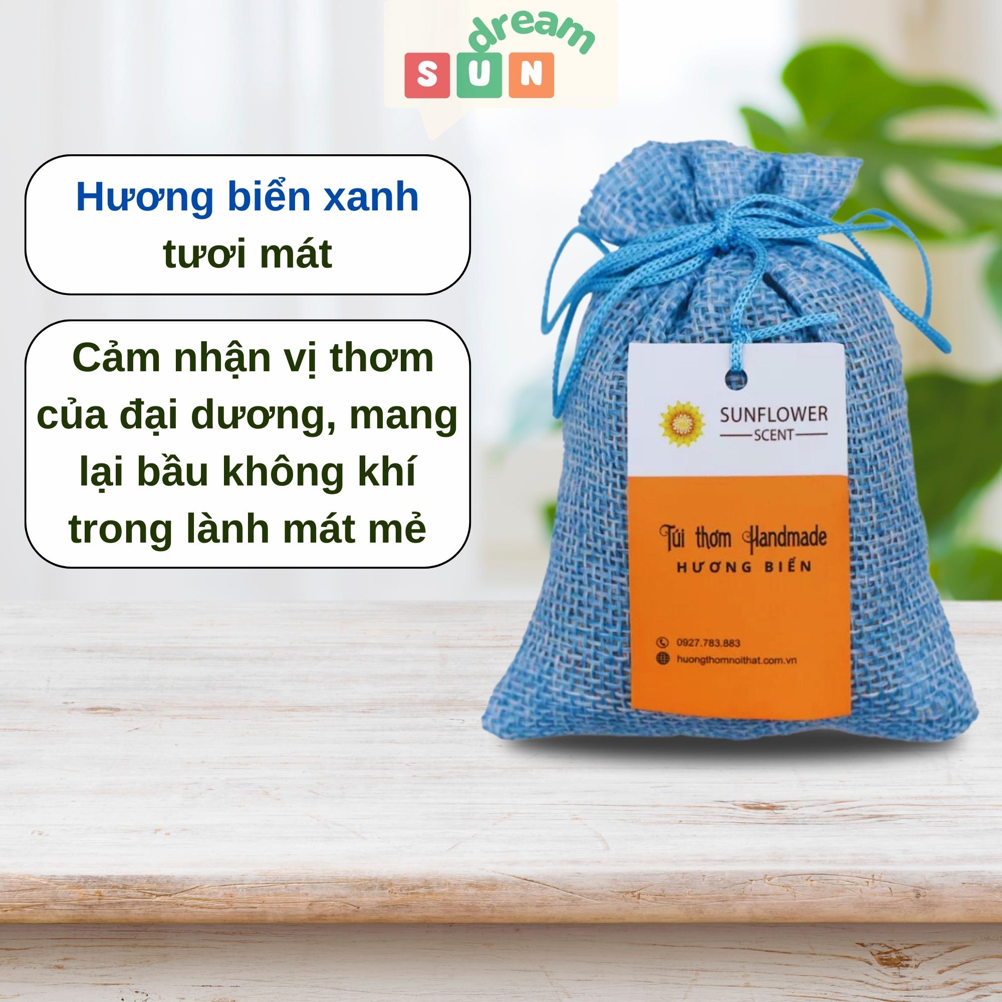 Túi thơm phòng sunflower 30g hương gió biển giúp thanh lọc không khí và thư giãn tinh thần