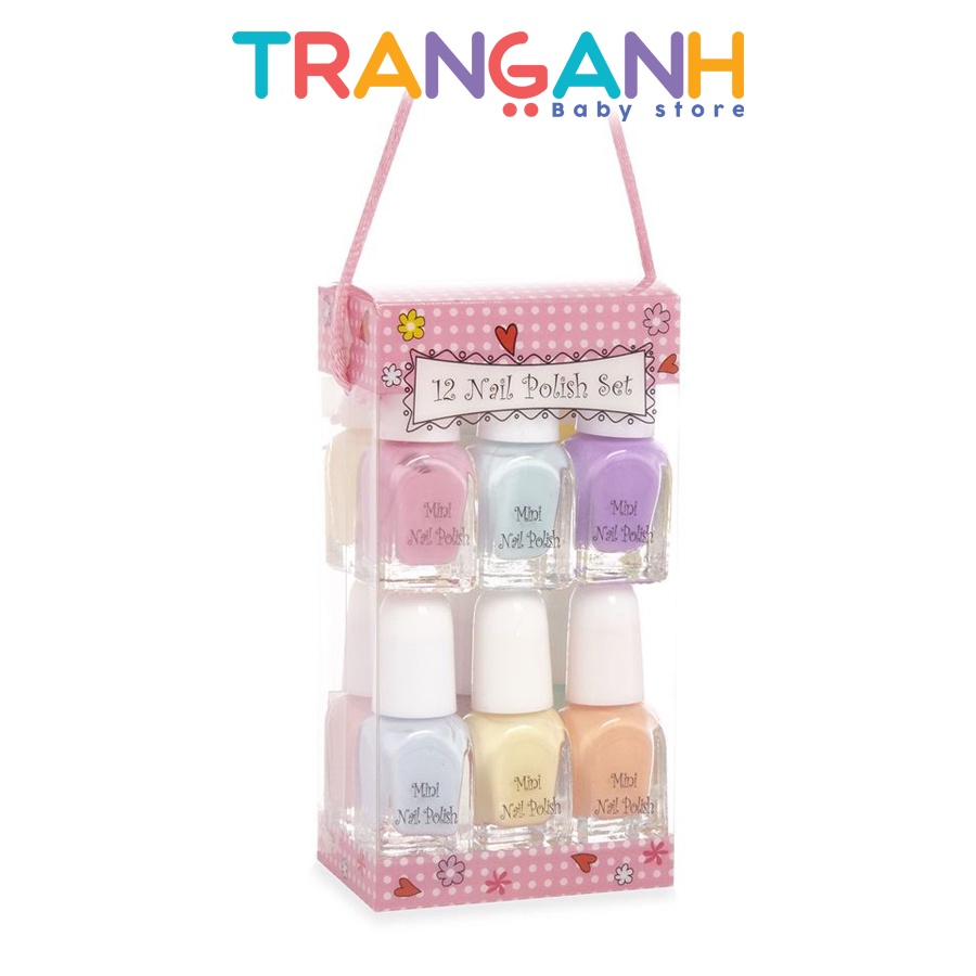 Set sơn móng tay 12 Nail Polish Pháp cho bé