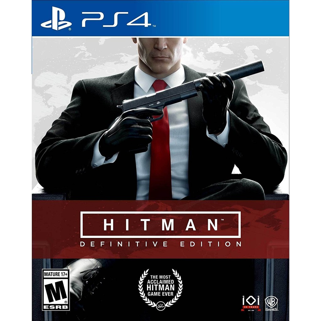 Đĩa Game Hitman Definitive Edition Steelbook Ps4