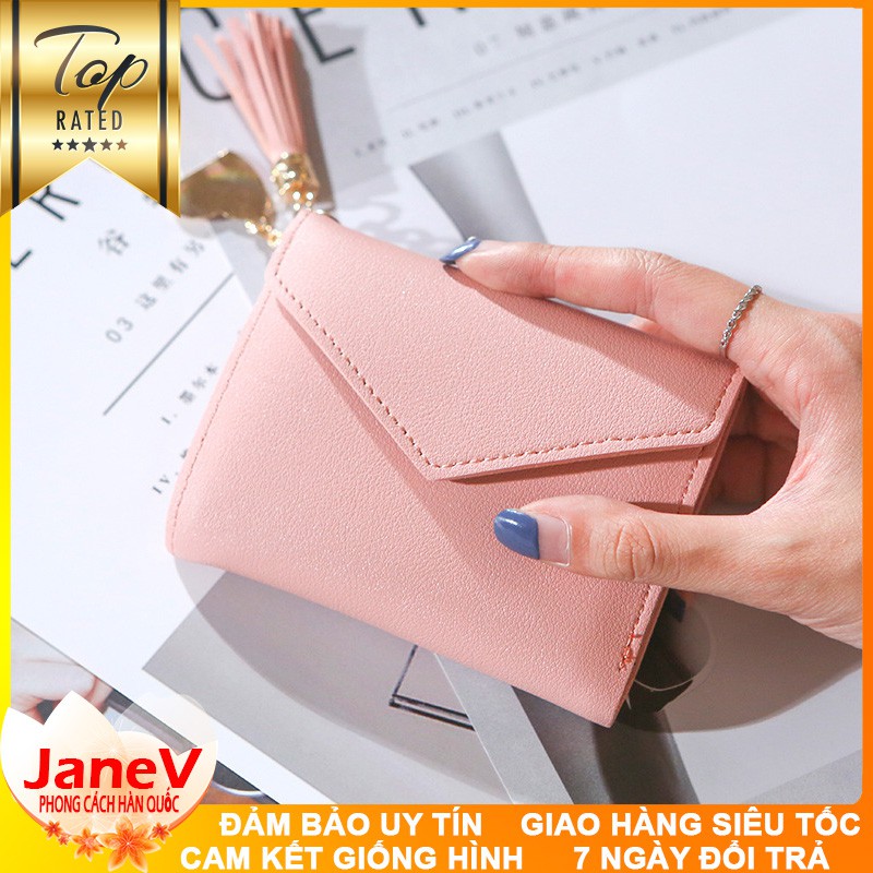 Ví nữ mini ngắn cầm tay phong cách hàn quốc tvnn172