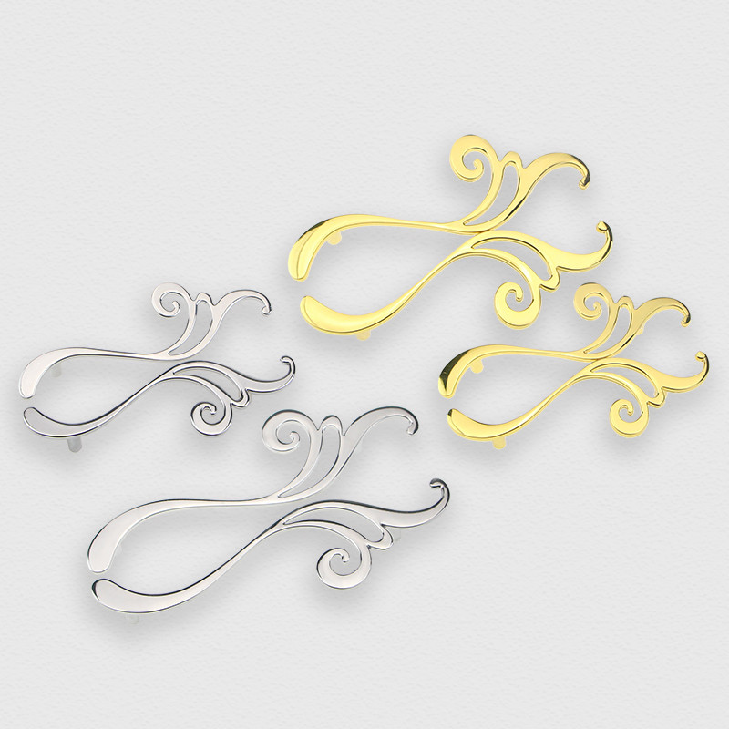 2pcs hiện đại vàng nghệ thuật sáng tạo Tủ ngăn kéo tủ quần áo cửa xử lý Châu Âu mới Gương tủ xử lý phụ kiện nhà bếp