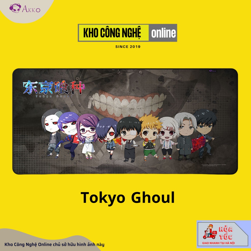 Pad chuột Bàn di chuột Lót chuột AKKO Tokyo Ghoul 750x350x3mm - Hàng chính