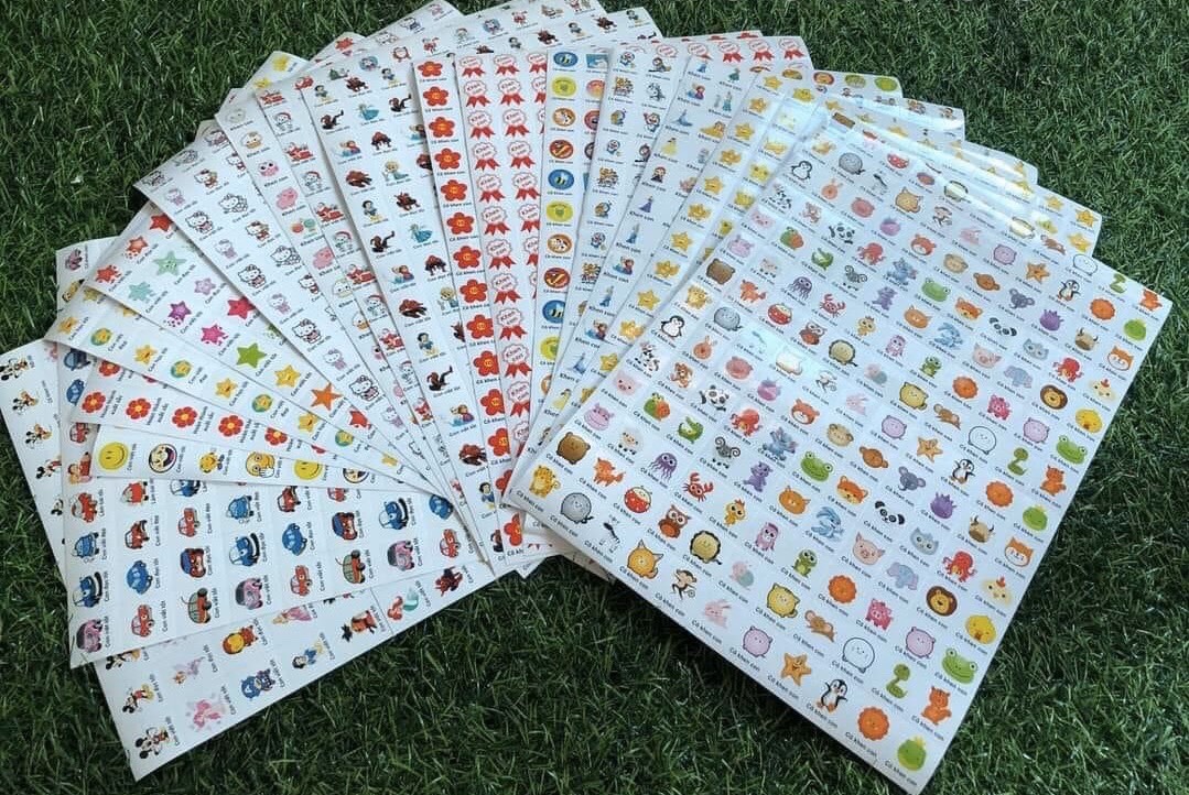 Sticker khen thưởng học sinh