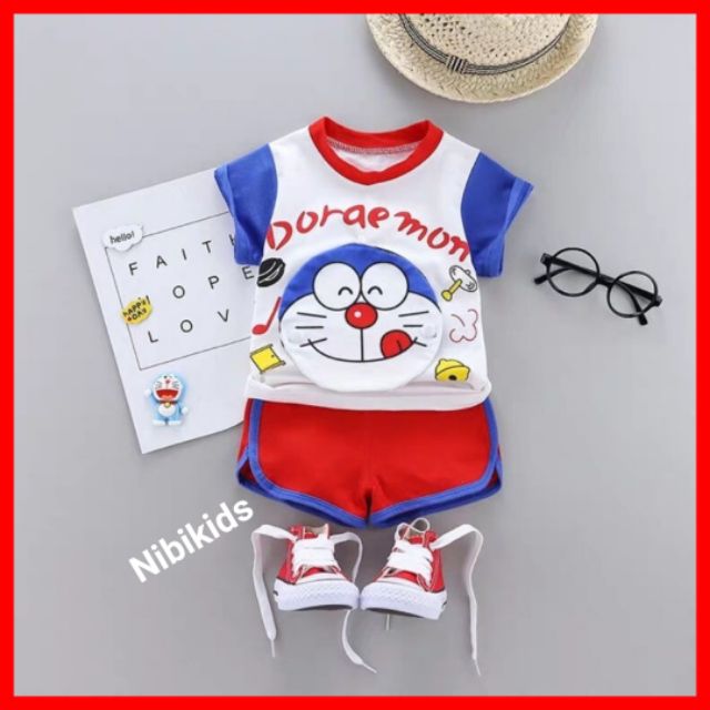 🌈 Bộ Cộc Tay Cho Bé Cotton Hình Doremon ,Quần Áo Trẻ Em, quần áo bé trai, bộ đồ cho bé, bộ đồ bé trai, bộ đồ bé gái, thời trang cho bé, thời trang nhí, quần áo cho bé, quần áo trẻ em, quấn cho bé