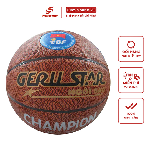 Quả Bóng Rổ Geru Champion S7 Chĩnh Hãng