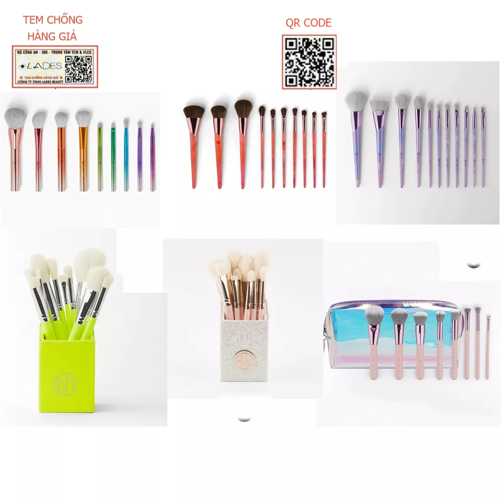 Bộ cọ bh cosmetics 8 loại cọ mẫu mới
