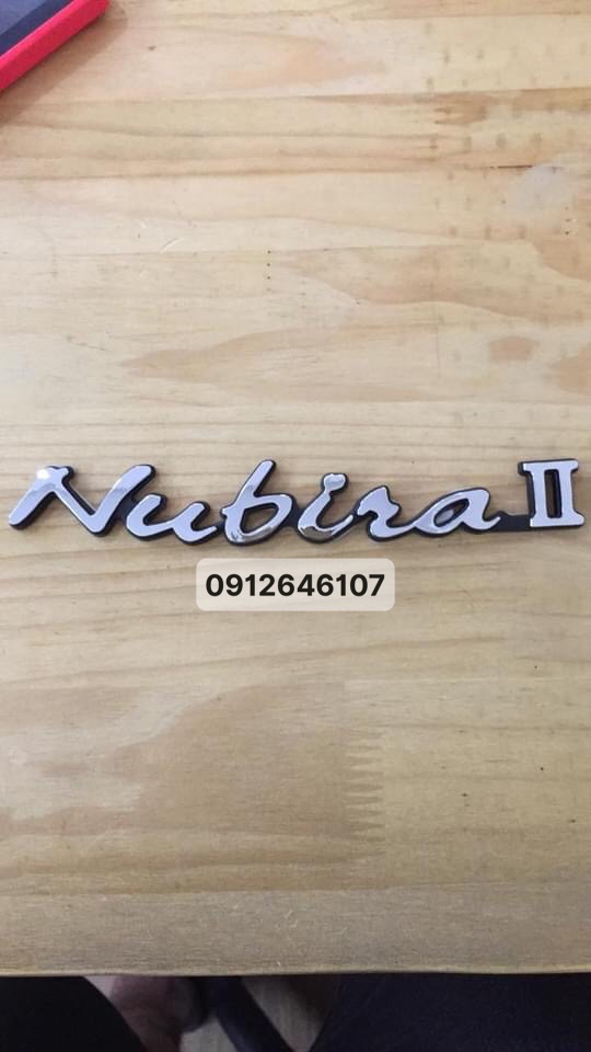 Chữ Nubira, Chữ Daewoo, Lô gô biểu tượng xe Nubira