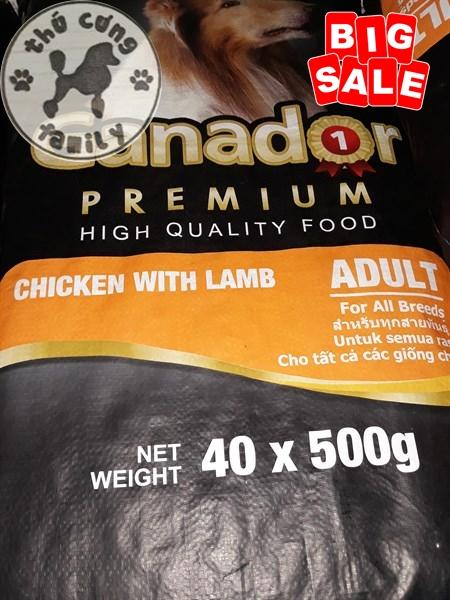 Bao Ganador Adult - Thức ăn hạt khô cho chó trưởng thành trên 10 tháng tuổi 20kg/50 gói. Sản phẩm của Pháp - Family pets