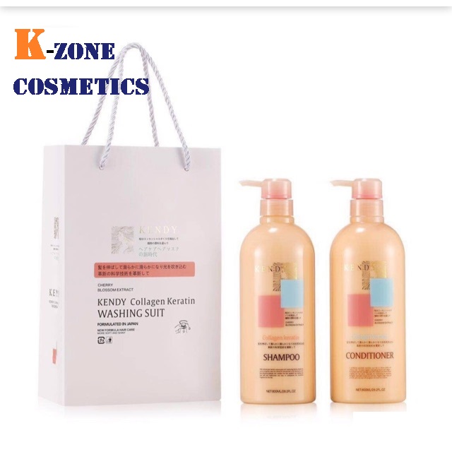 CHÍNH HÃNG Cặp dầu gội xả dưỡng sinh cao cấp chống rụng tóc kích thích mọc tóc Kendy 800ml