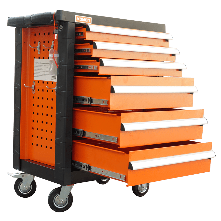 TỦ DỤNG CỤ, TỦ ĐỰNG ĐỒ NGHỀ 6 NGĂN CÓ BÁNH XE KOWON KJS-326