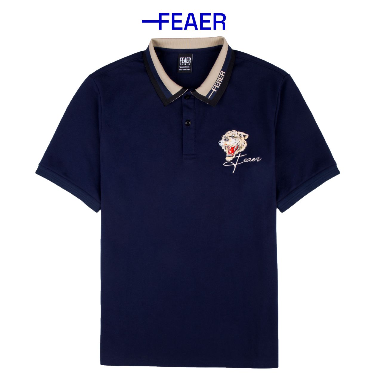 Áo polo nam cổ bẻ TIROAR vải cá sấu chuẩn form, sang trọng, trẻ trung, thanh lịch - FEAER