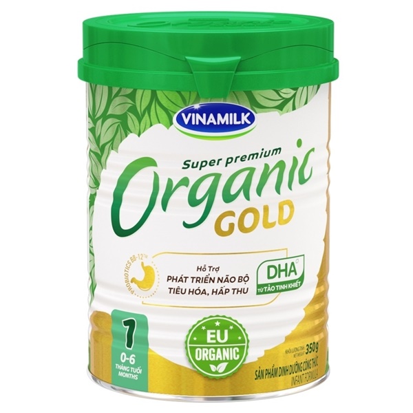 Sữa bột VINAMILK ORGANIC GOLD 1+2 350g  ( date 10/2021)