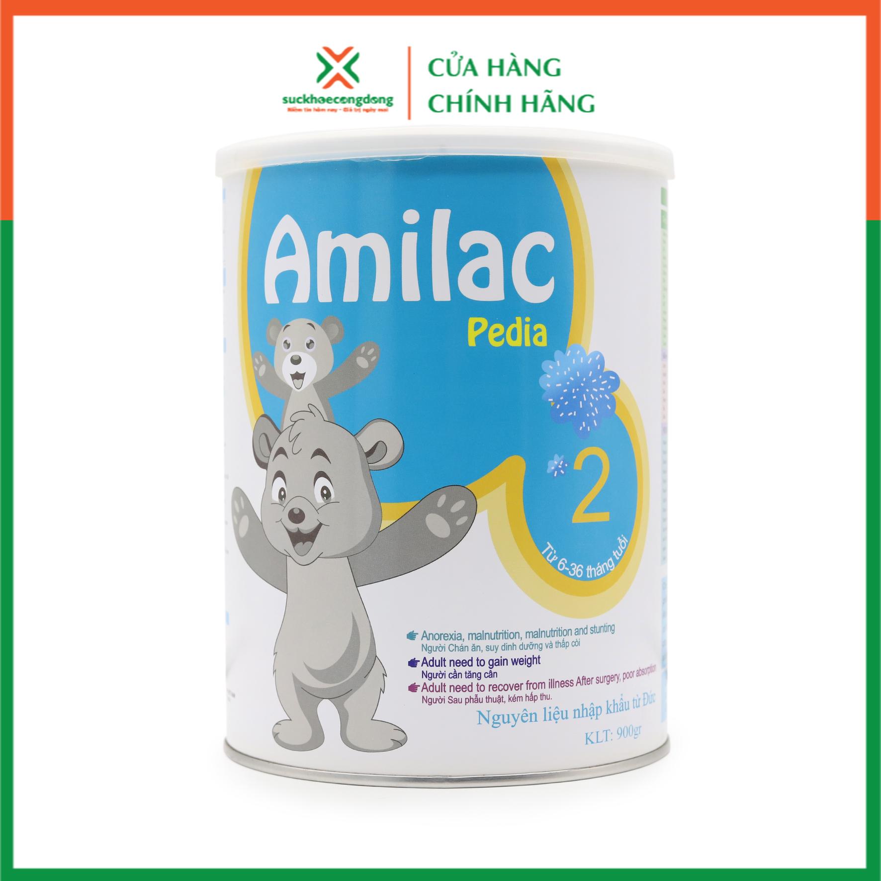 Sữa Amilac Pedia 2- Sữa dinh dưỡng đầy đủ dưỡng chất thay thế bữa ăn phụ dành cho trẻ nhỏ.