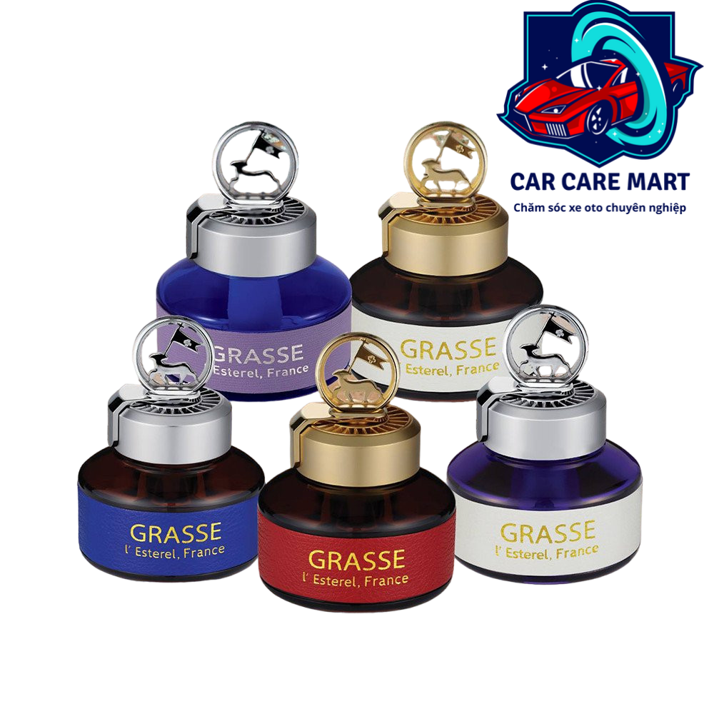 Nước hoa khử mùi ô tô Grasse - Bullsone - Tinh dầu thiên nhiên Pháp
