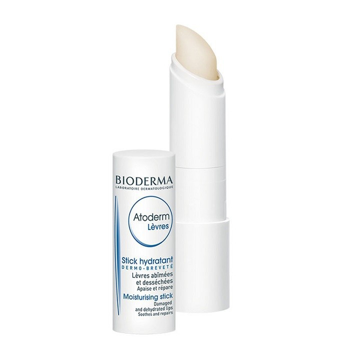 son dưỡng môi giữ ẩm không màu bioderma pháp