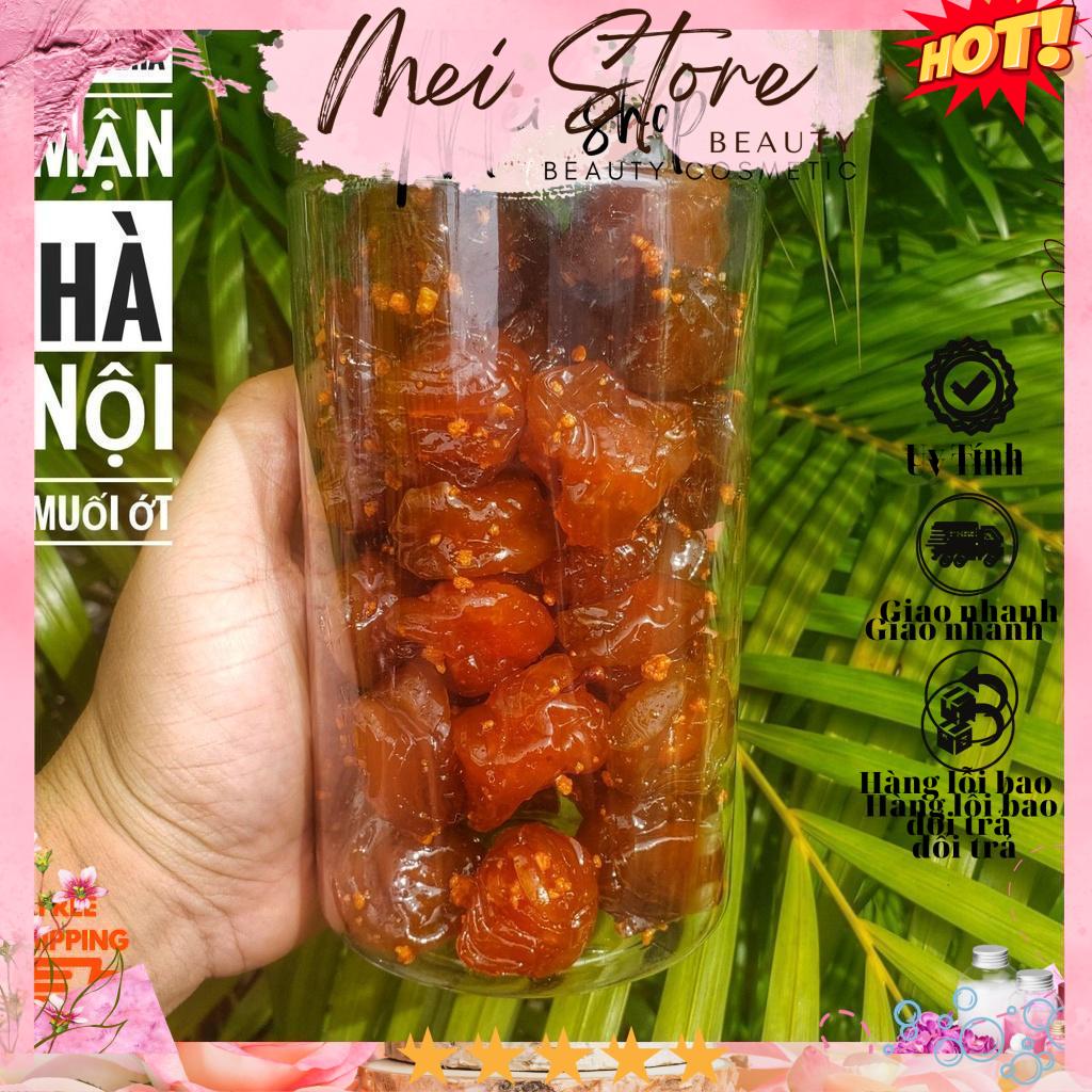 Mận khía rim chua ngọt/ lắc muối ớt hủ pet 500g