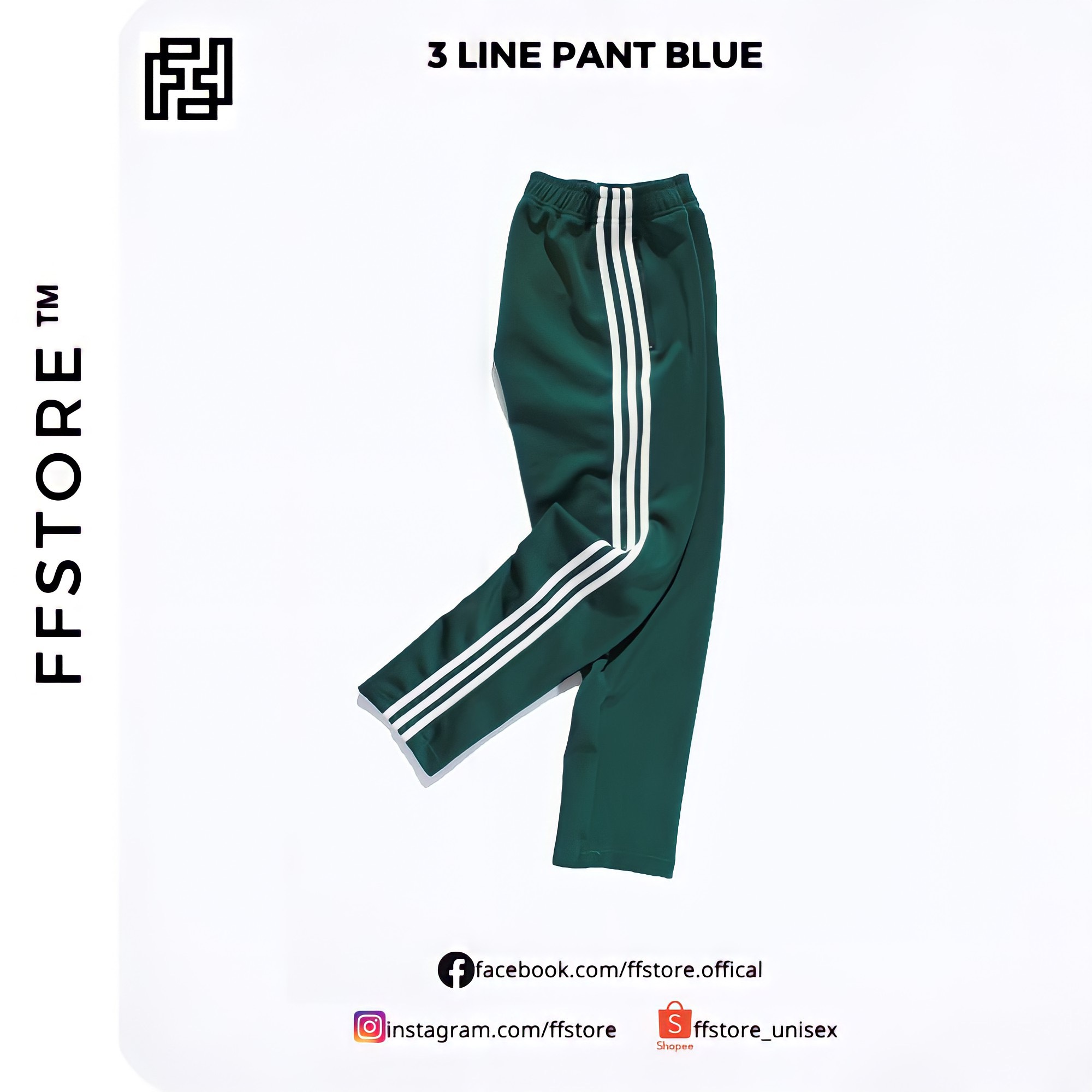 Quần ống suông nam nữ unisex 3 sọc Cotton co dãn 4 chiều, quần ulzzang ống rộng FFStore