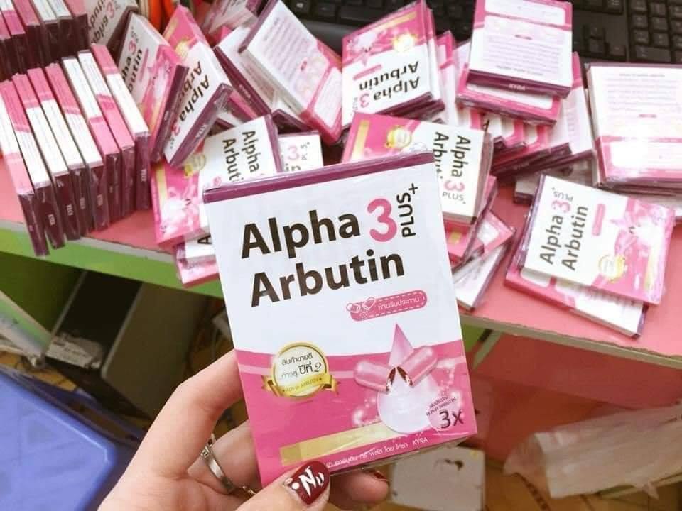 Viên kích trắng ALPHA ARBUTIN Thái Lan