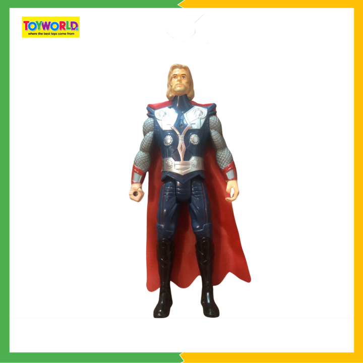 Đồ chơi mô hình thor - mô hình thần sấm toyworld cao 27cm có đèn led sáng cử động khớp nhựa cao cấp