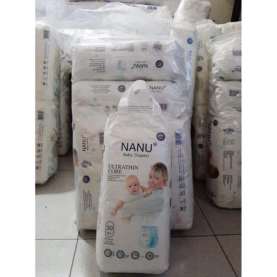 Bỉm Tã quần Nanu Baby 50 miếng đủ size cho bé - Góc tạp hóa online