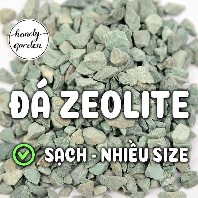 Đá ZEOLITE - Rải mặt chậu sen đá kiểng lá lọc nước sạch bụi vụn nhiều kích thước hạt mịn đẹp, trộn đất trồng thoáng khí, giữ dinh dưỡng | Handy Garden