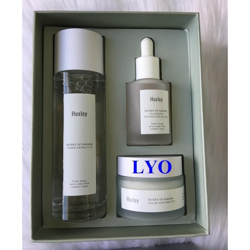 Set dưỡng da HUXLEY ( Vàng nhạt ) - Lyo Shop