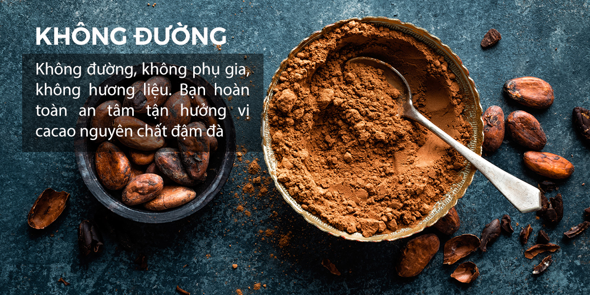 Bột cacao nguyên chất không đường Heyday - Origin 18% bơ cacao tự nhiên - Túi 500g - Chứng nhận UTZ - Hỗ trợ giảm cân - Keto - Vị socola nguyên bản - Không hương liệu, phụ gia