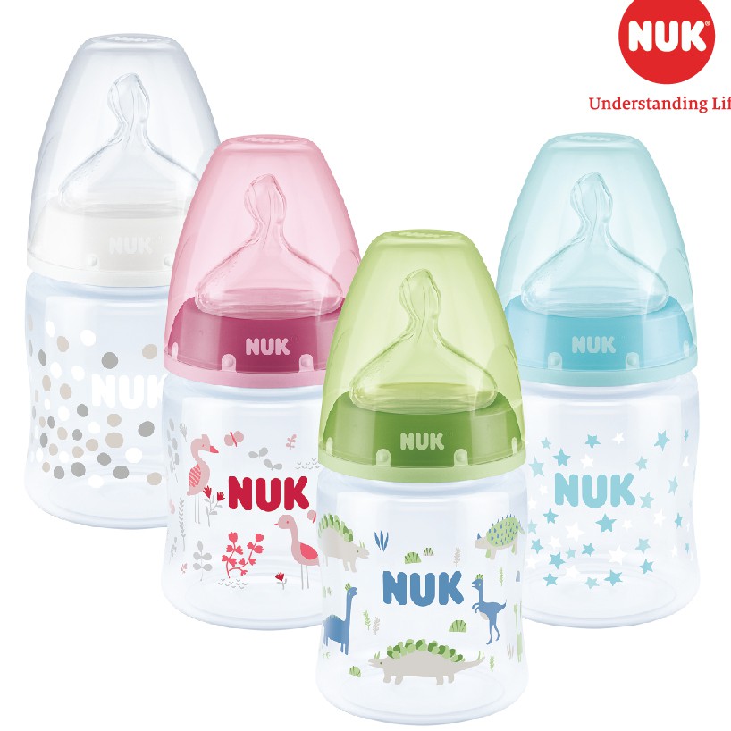 Bình sữa nuk nhựa pp 150ml núm ti silicone s1 - m