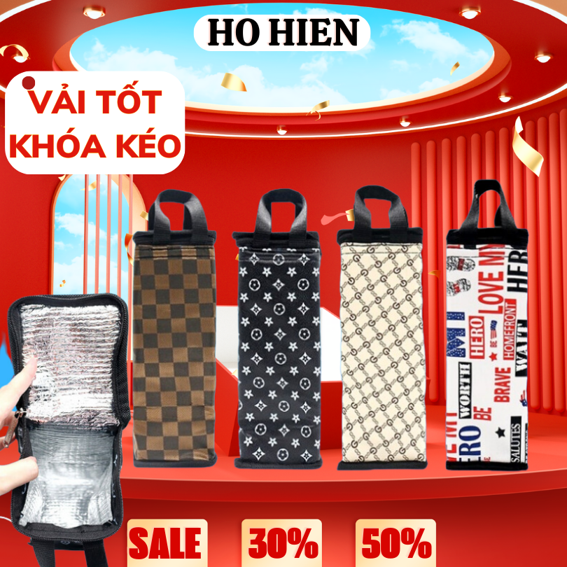 TÚI giữ nhiệt bình nhiệt đa năng 2 lớp vải cao cấp