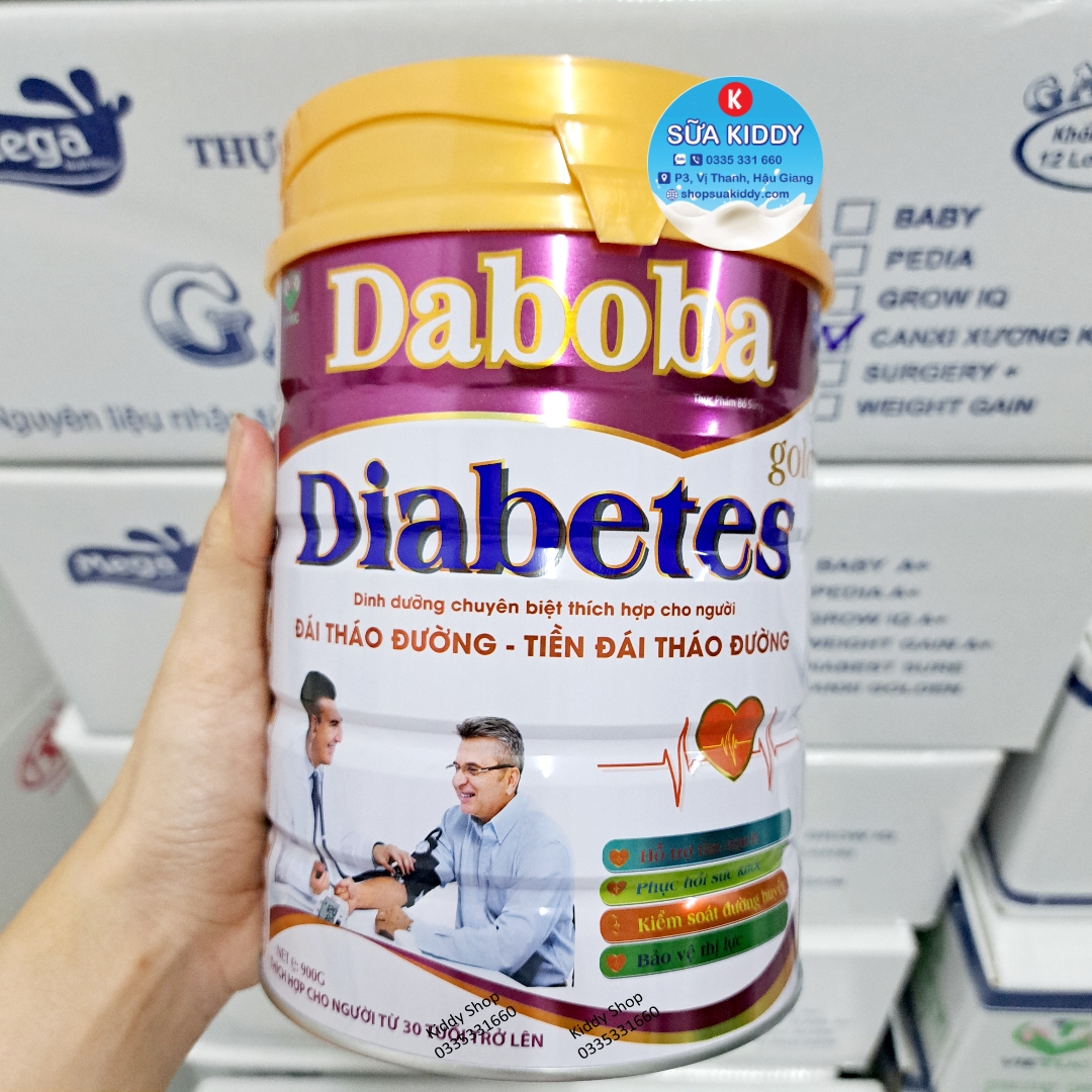 Sữa tiểu đường daboba diabetes 900g dành cho người tiểu đường và tiền tiểu đường