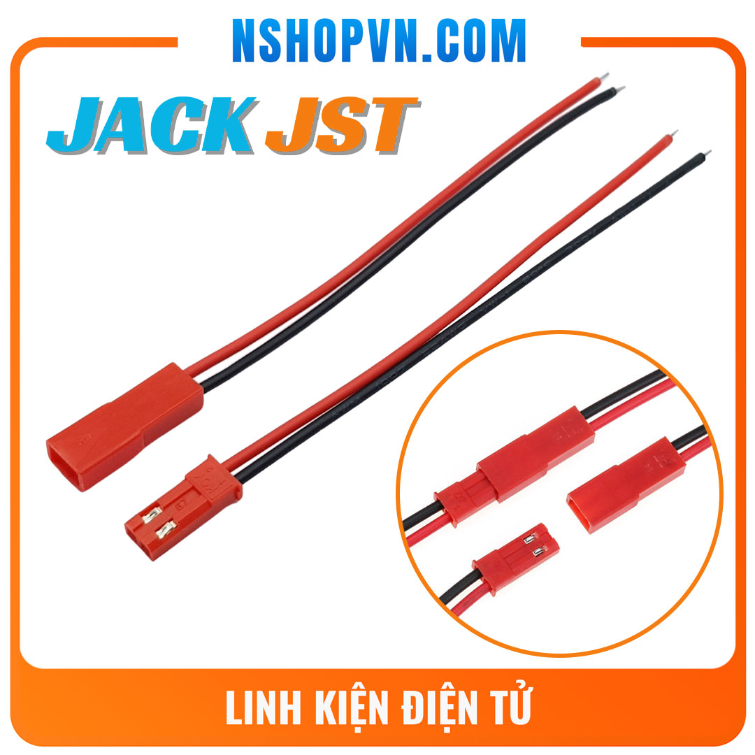 Combo 3 jack nối jst 2p 20cm