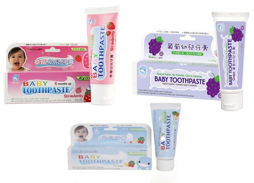 KEM ĐÁNH RĂNG CHO BÉ 6M+ - KUKU ( NHO/ DÂU/ TRÁI CÂY)