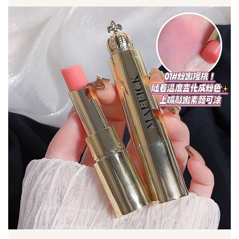 Son dưỡng môi - thay đổi màu theo nhiệt độ - son dưỡng cho môi khô bong tróc