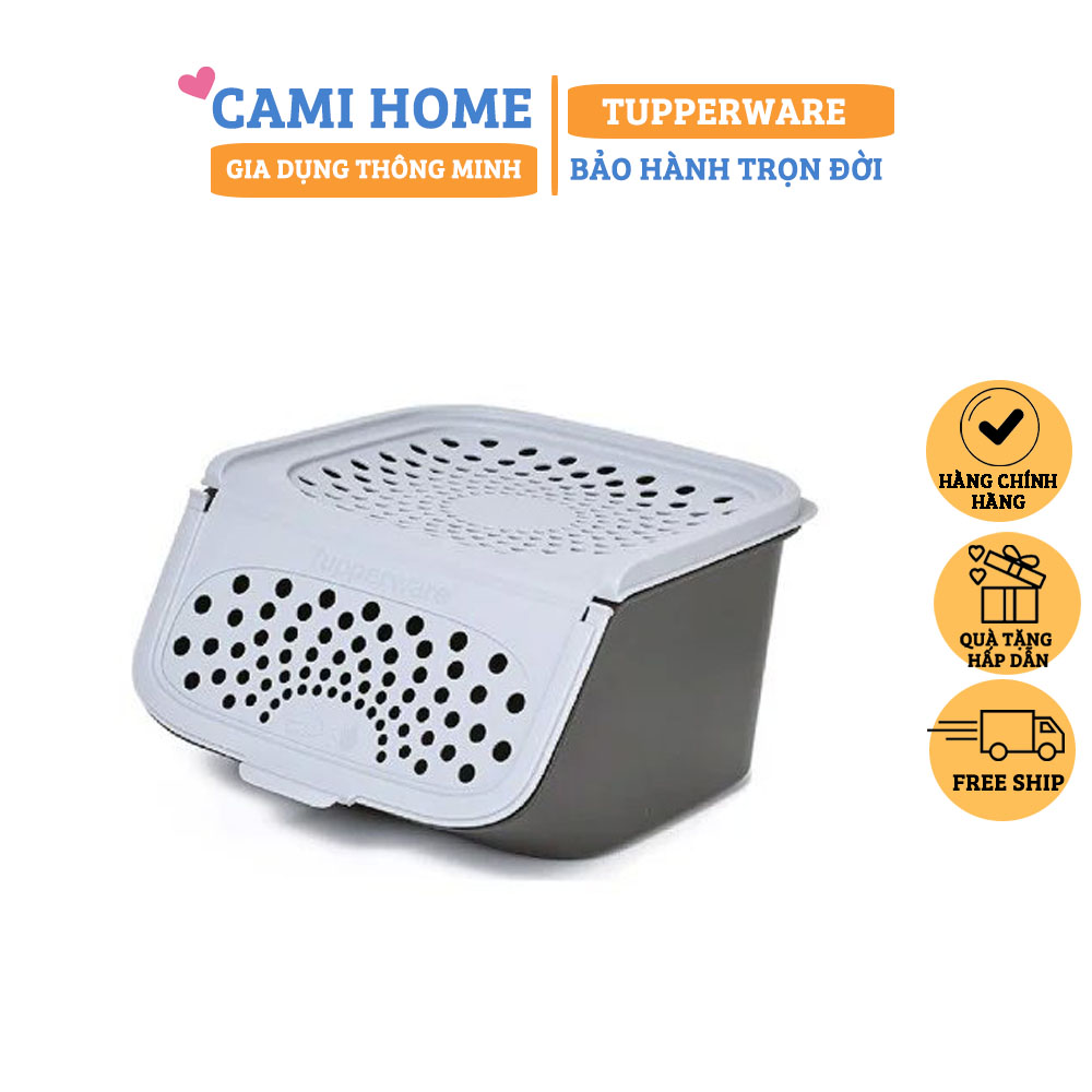 Hộp bảo quản hành tỏi Access Mate 2.3L Tupperware, Hộp Đựng Hành, Tỏi