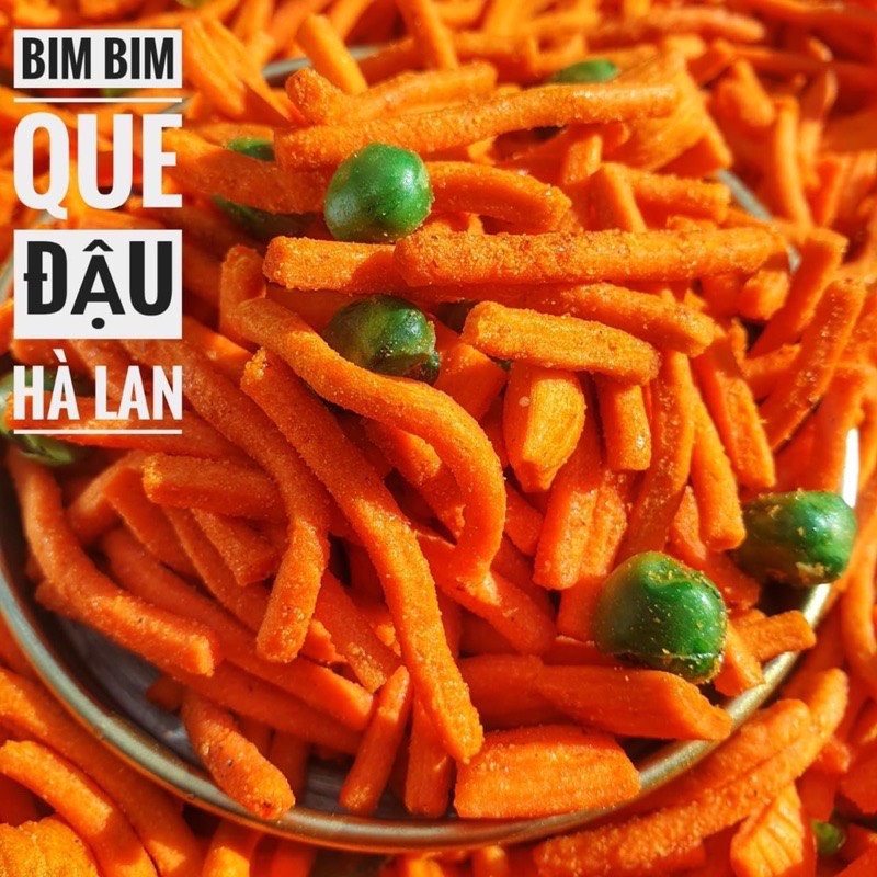 Bim bim que đậu hà lan Gói 500.gram