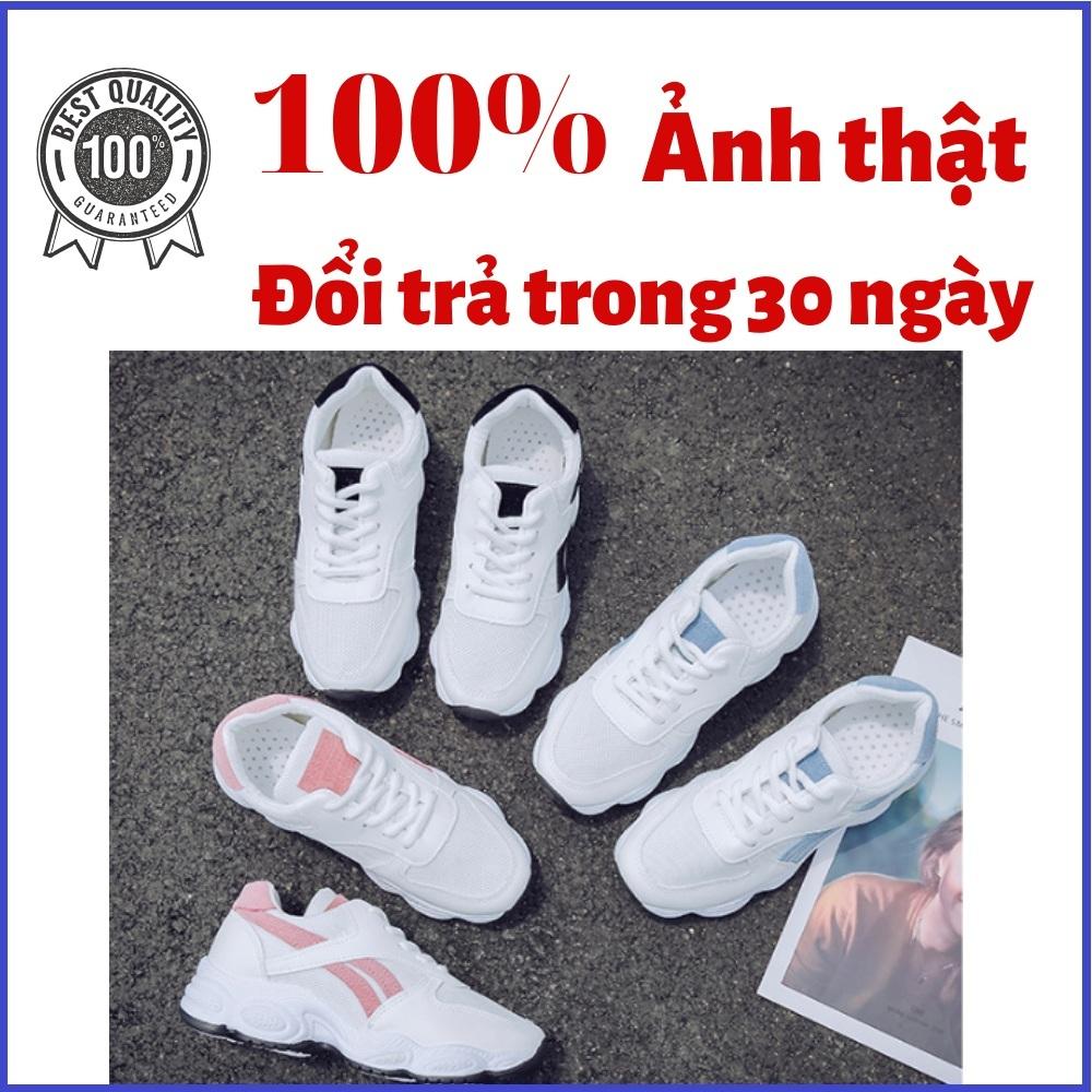 Giày thể thao sneaker nữ trắng Hàn Quốc đế mềm chống trơn trượt TA 1008