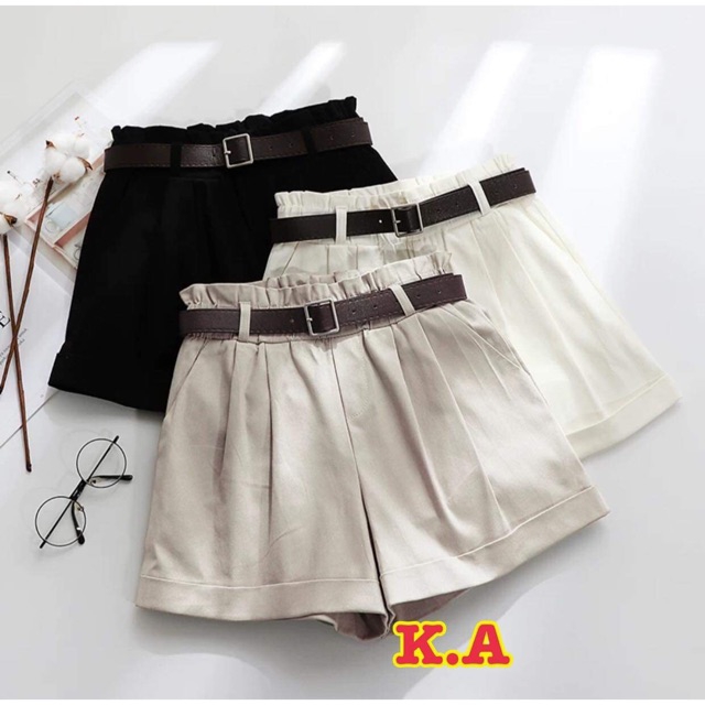 Quần short nữ chất liệu kaki bền đẹp hợp thời trang