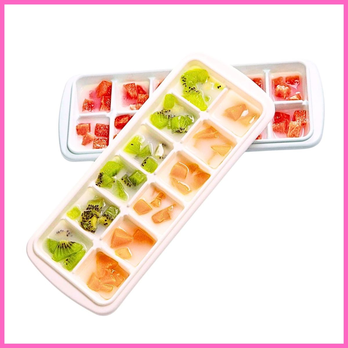 Combo 2 khay làm đá 12 viên Inomata Nhật Bản
