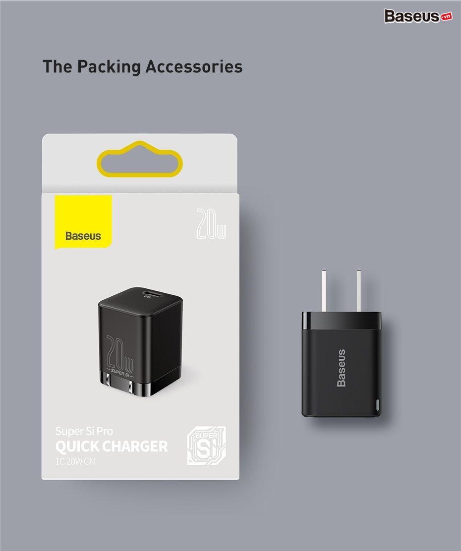 Baseus Super Si Quick Charger 20W ...