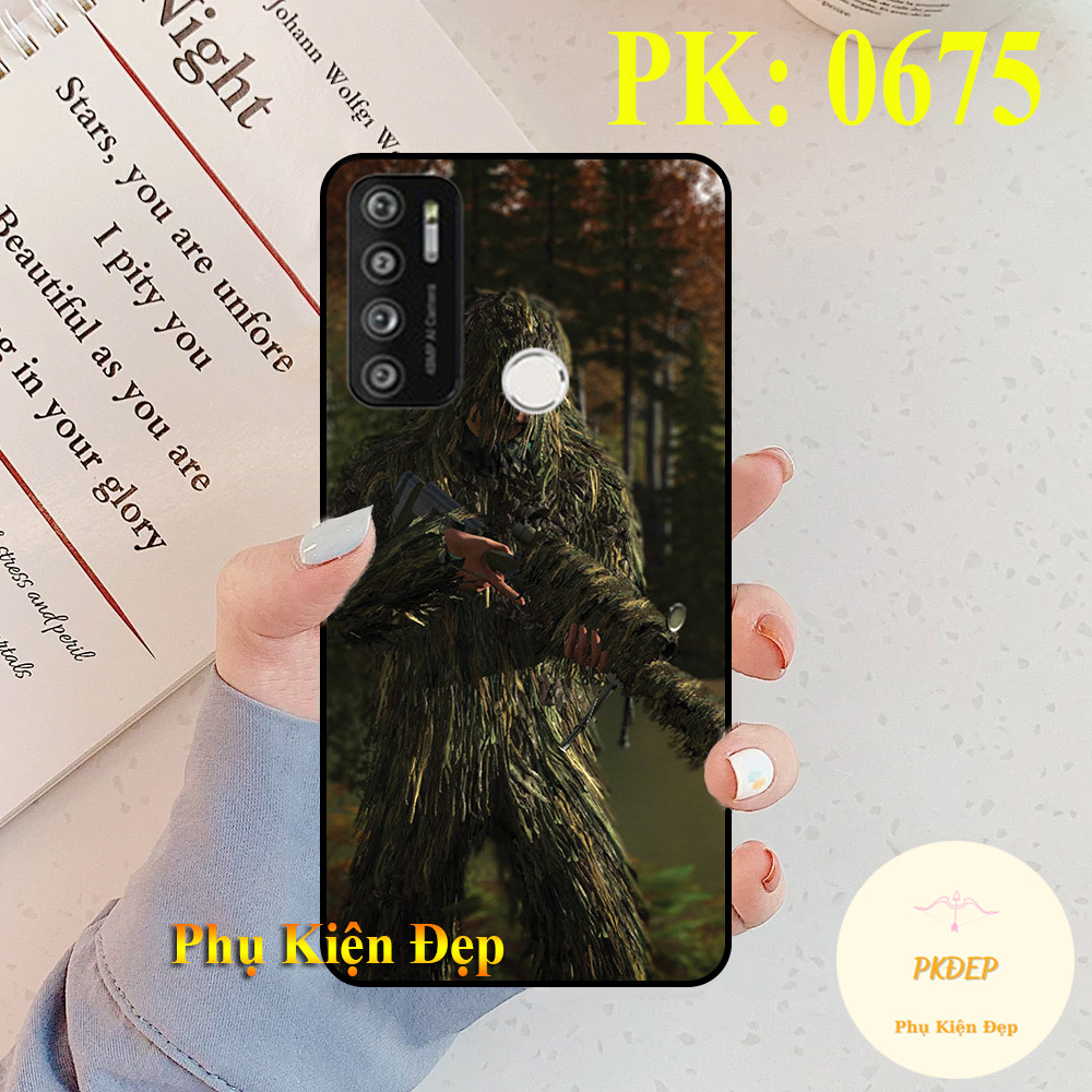 [HCM]Ốp lưng Vsmart Live 4 dẻo đen in hình game pubg mobile