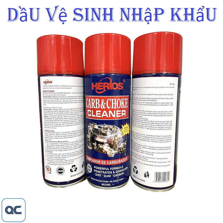 Dầu vệ sinh thiết bị linh kiện máy nhập khẩu Herios