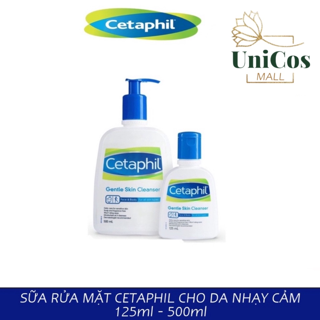 Sữa rửa mặt Cetaphil cho da nhạy cảm 50ml - 500ml - Centaphil
