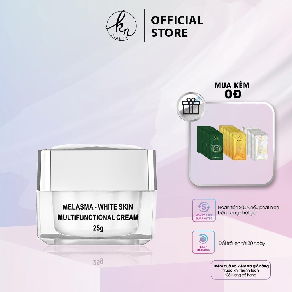 Kem dưỡng trắng ngừa nám kn beauty melasma-white skin multifunctional cream 25gram - yammy beauty