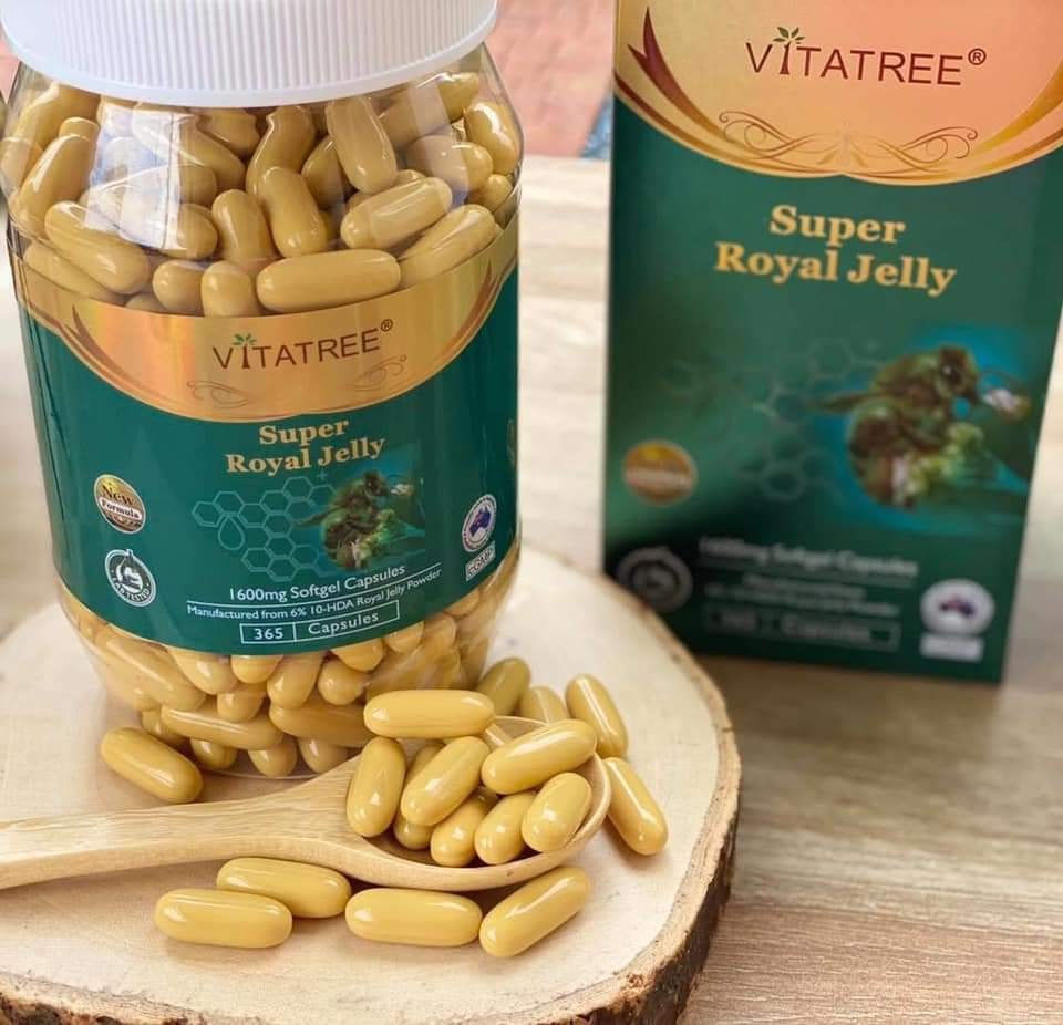 Sữa Ong Chúa Úc Vitatree Royal Jelly 365 Viên