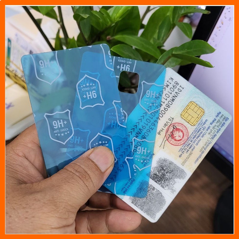 Miếng dán căn cước công dân CCCD/Bằng lái xe BLX/ Bảo vệ cccd chống trầy xước siêu bóng, tự dán dễ dàng,bọc cccd