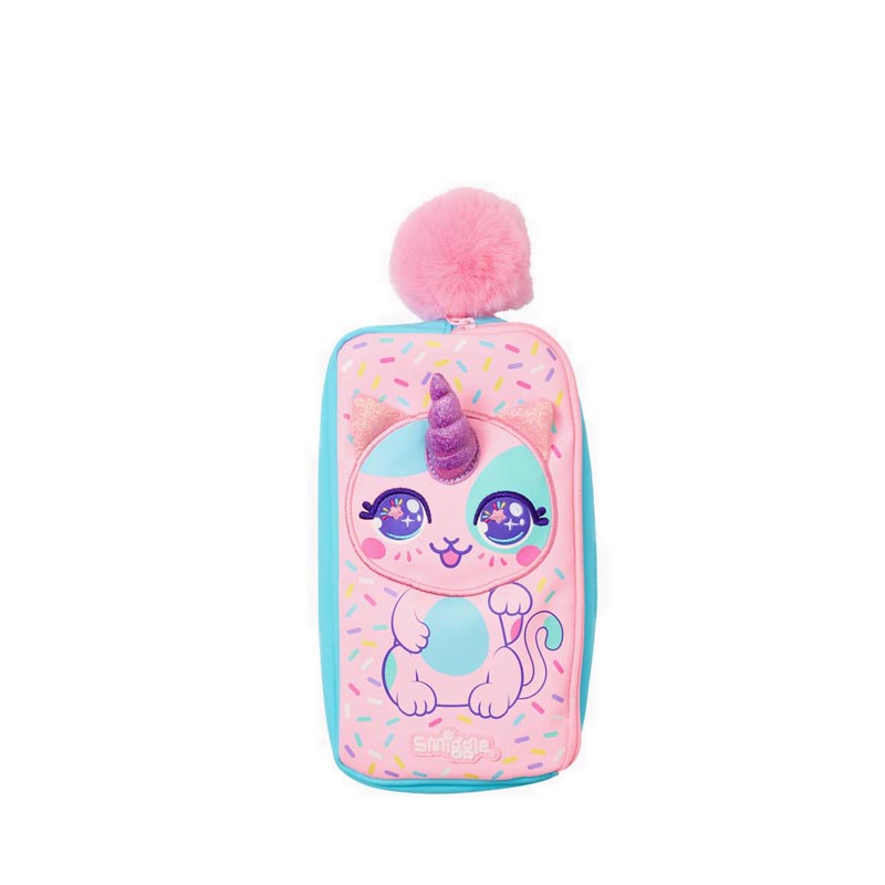 Hộp Đựng Bút Smiggle Best Budz Pencil Case Character Pink IGL449188PNK